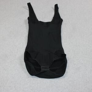 Assets Bodysuit Shapewear Women Medium Black Slimming Stretch Tummy Control
